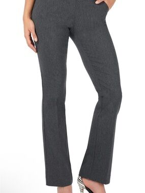 Rekucci Women's Gray Stretch Bootcut Pants - Classic Workwear